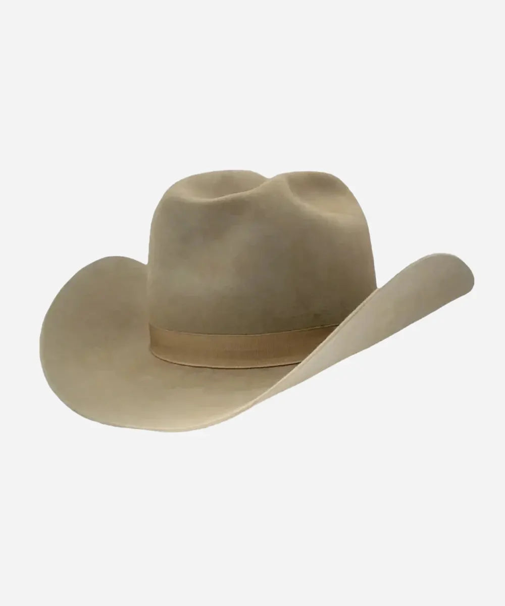 Beige James Dean Wool Felt Cowboy Hat