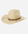 Outpost Badge Curved Brim Straw Cowboy Hat