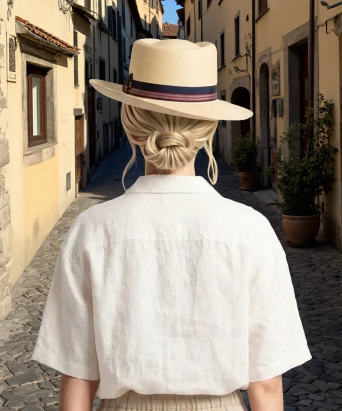 1930s Optimo Vintage Straw Panama Hat