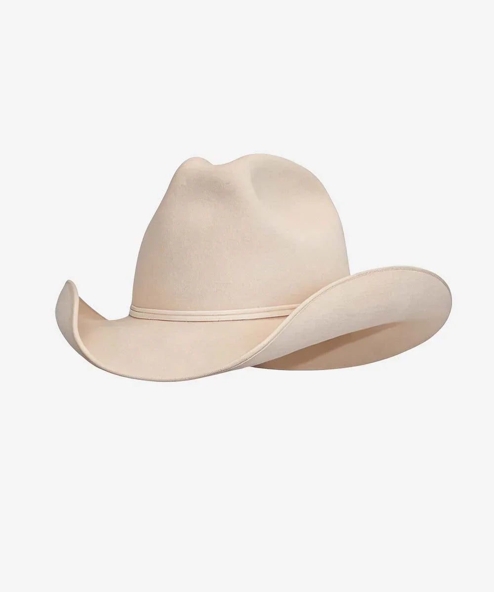 Beige Jimmy Stewart Felt Cowboy Hat