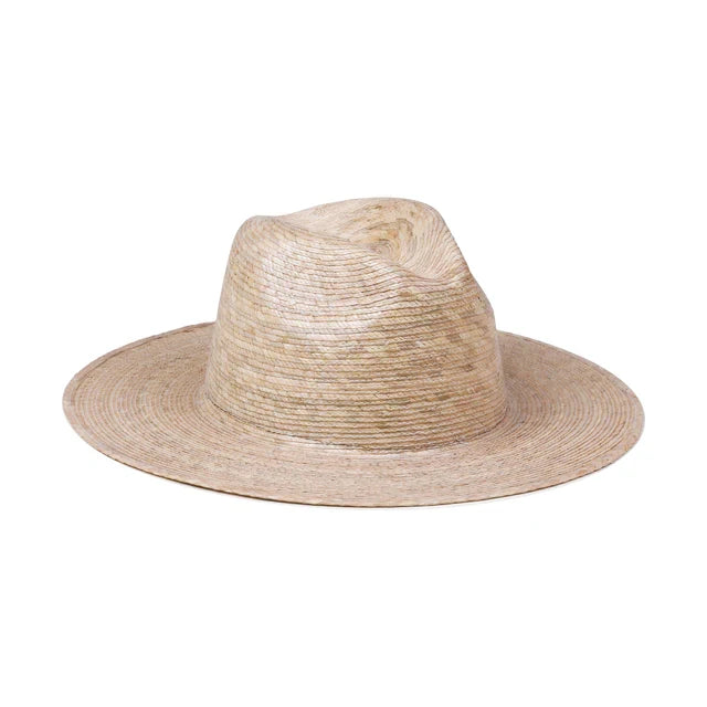 Summer Palm Leaf Natural Fedora Hat
