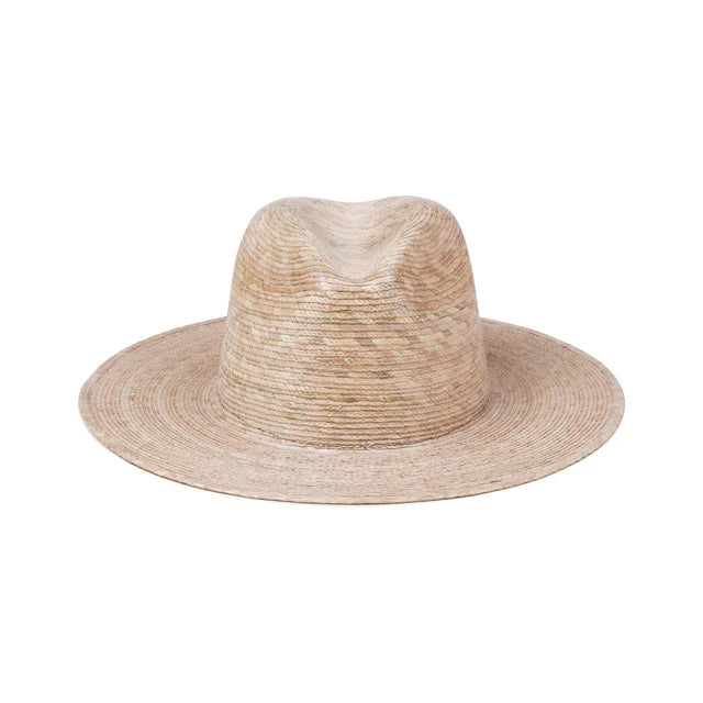 Summer Palm Leaf Natural Fedora Hat