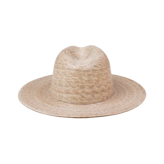 Summer Palm Leaf Natural Fedora Hat