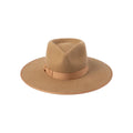 Teak Rancher Brown Wool Heritage Fedora Hat