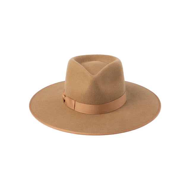 Teak Rancher Brown Wool Heritage Fedora Hat
