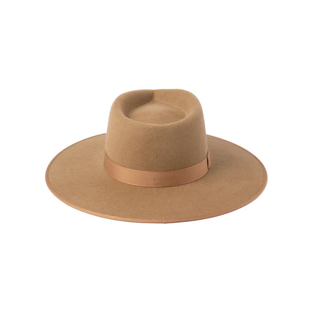 Teak Rancher Brown Wool Heritage Fedora Hat