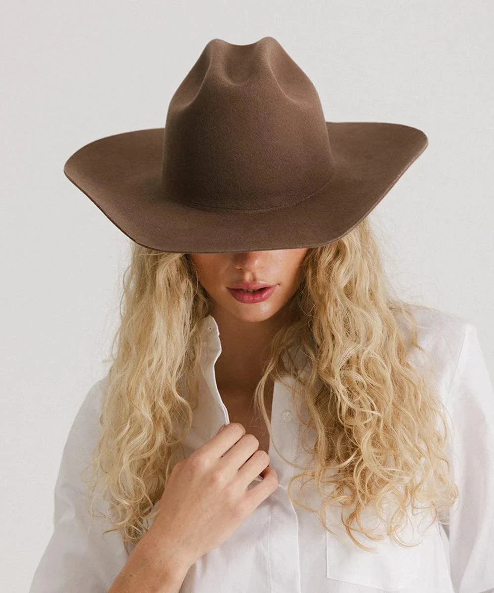 Chocolate Matriarch Brown Cattleman Cowboy Hat