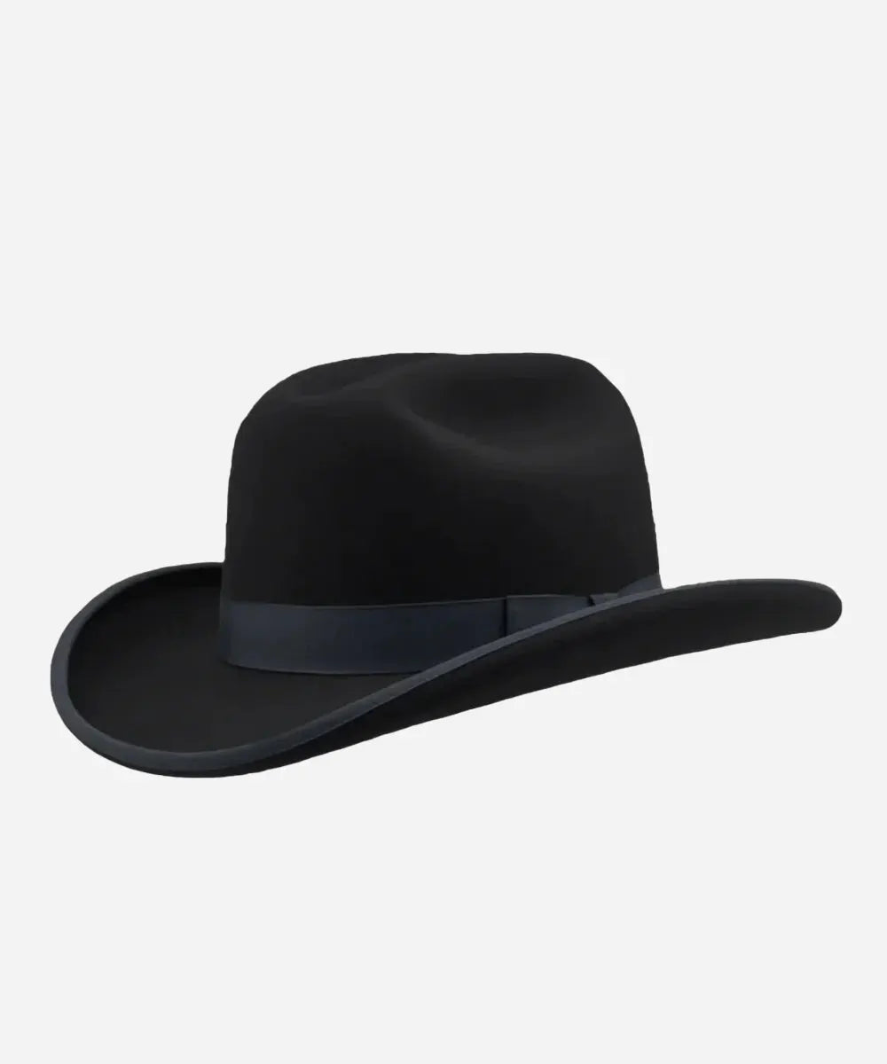 Western styles Black Wool Felt Cowboy Hat
