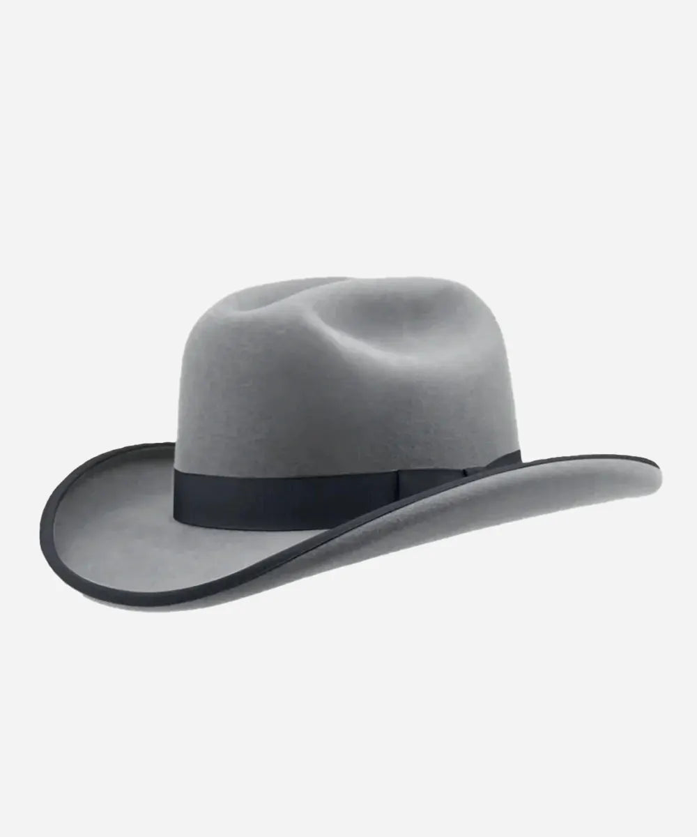 Grey Cattleman Wool Felt Cowboy Hat