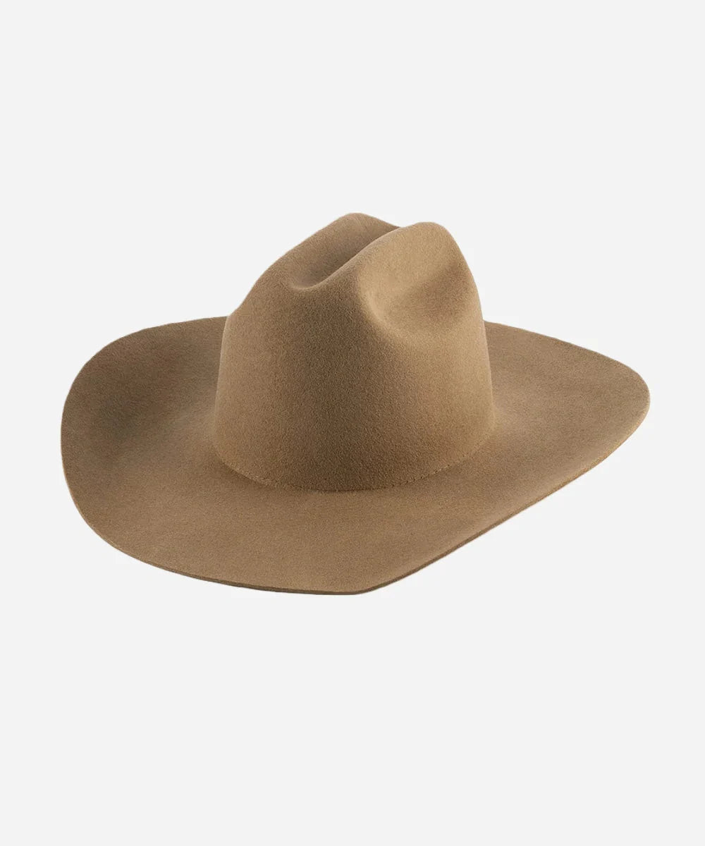 Brown Matriarch Cattleman Wool Cowboy Hat