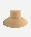 Jolie Natural Wide Brim Straw Bucket Hat