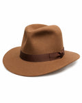 Khaki Warm Wool Cowboy Hat for Men