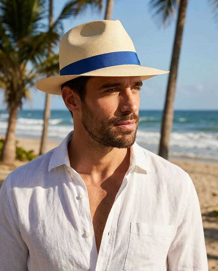 Gatsby Natural Summer Straw Panama Hat