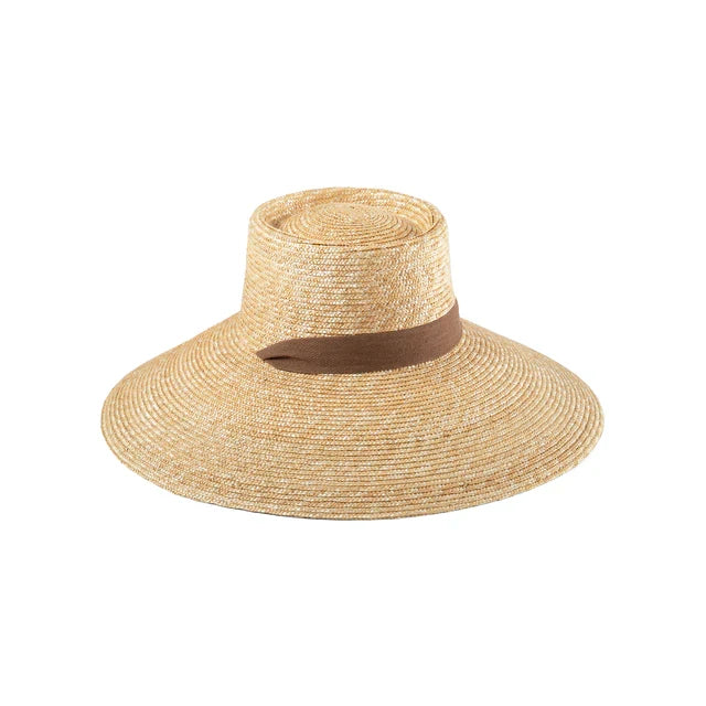 Wheat Wide Brim Golden Straw Bucket Hat