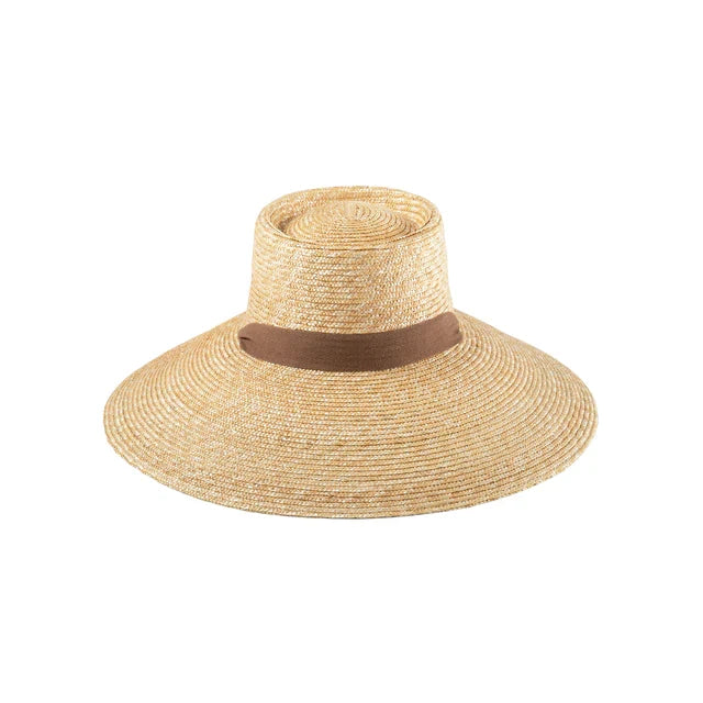 Wheat Wide Brim Golden Straw Bucket Hat