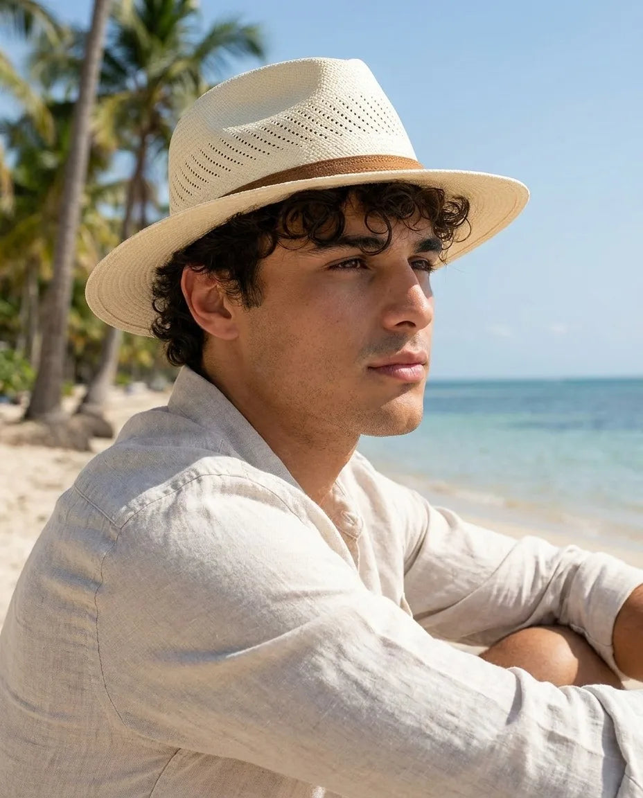 Natural Summer Handwoven Straw Hat