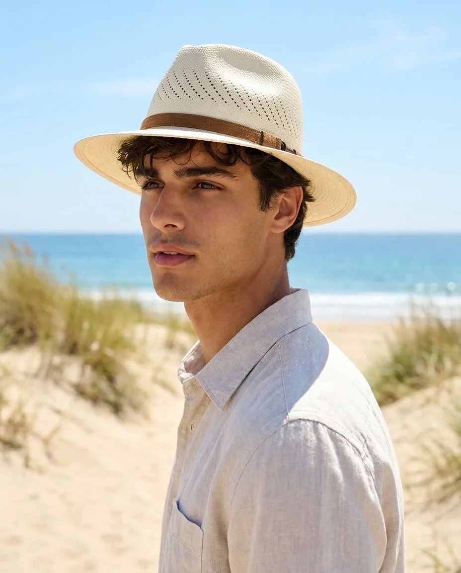 Natural Summer Handwoven Straw Hat