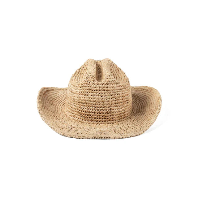 Natural Raffia Cattleman Cowboy Straw Hat