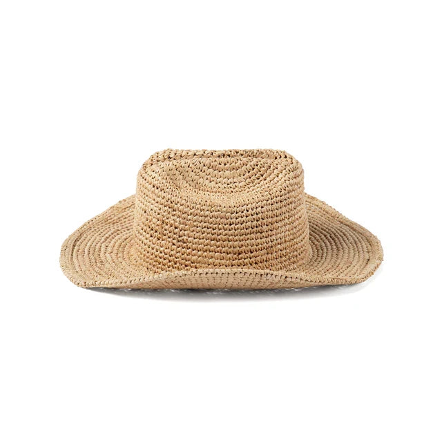 Natural Raffia Cattleman Cowboy Straw Hat