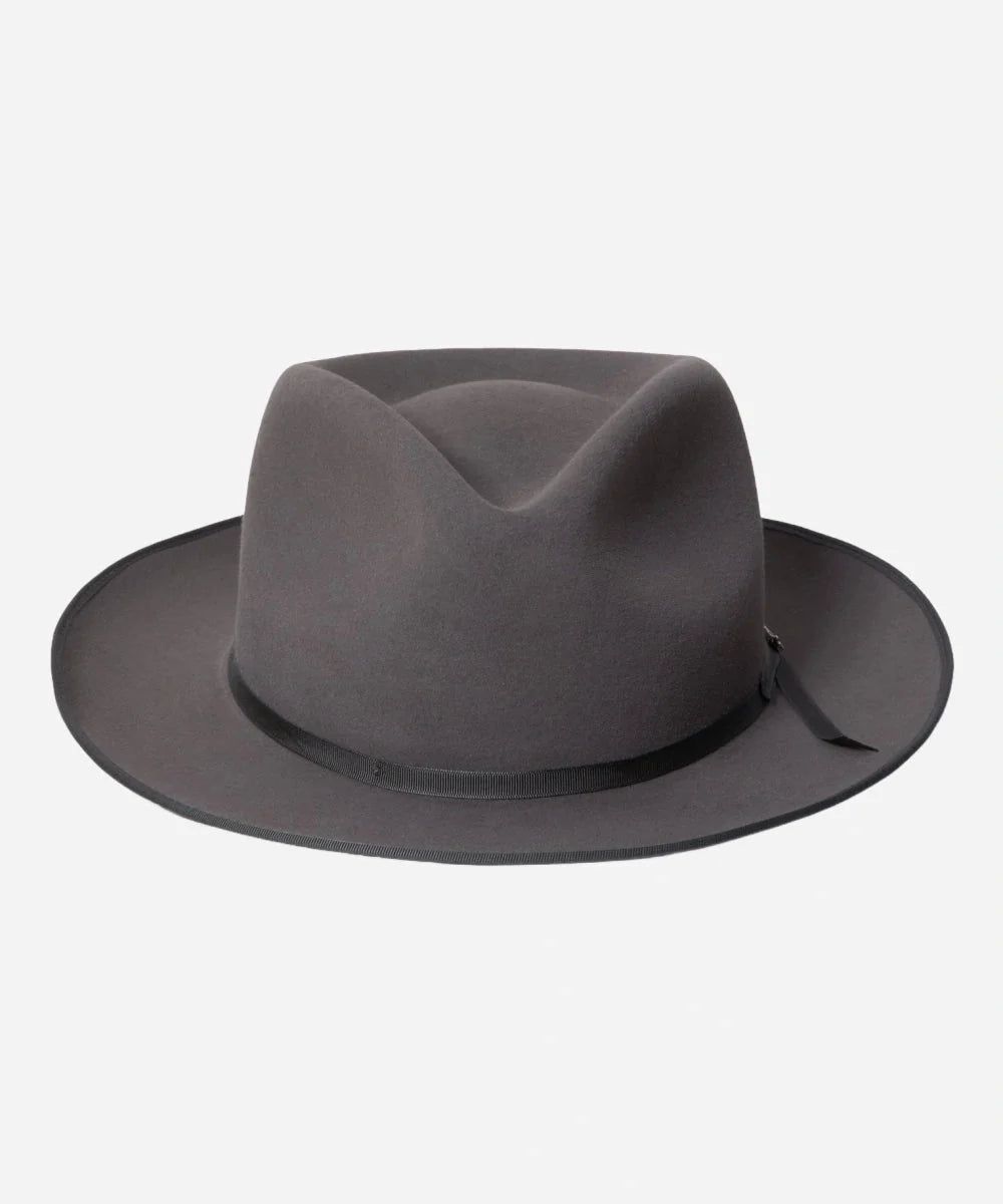 Lubelly Grey Stratoliner Fedora Felt Hat