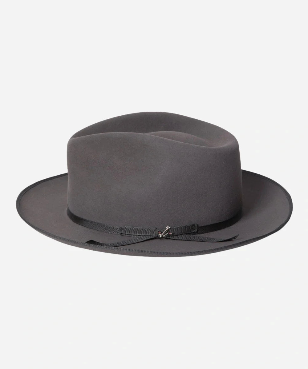 Lubelly Grey Stratoliner Fedora Felt Hat