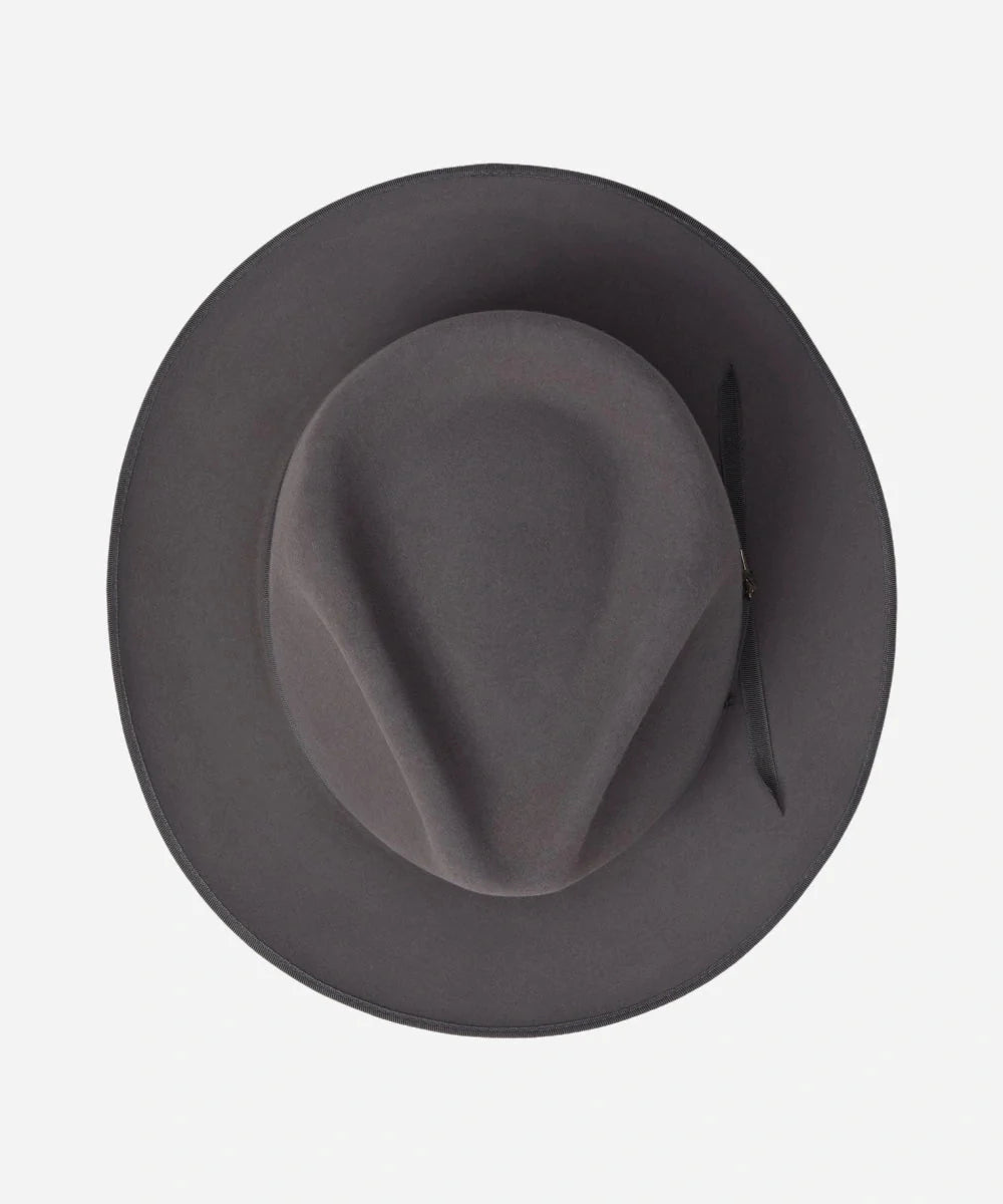 Lubelly Grey Stratoliner Fedora Felt Hat