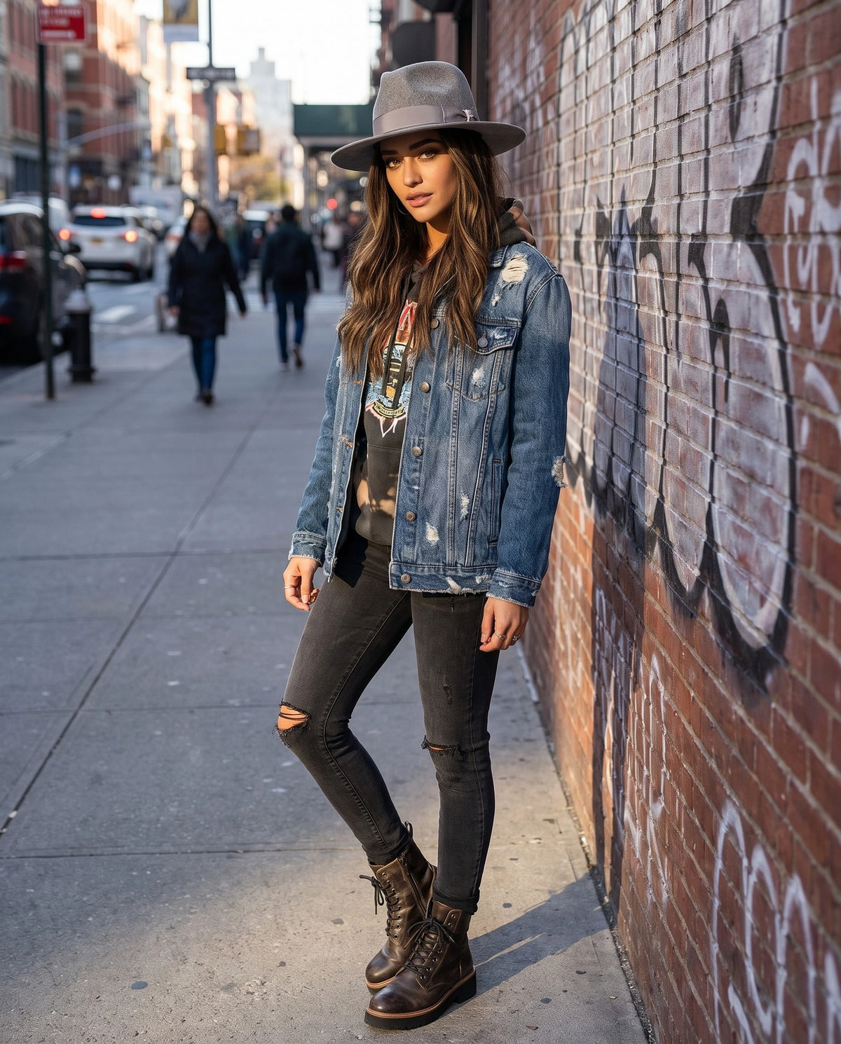 Lubelly Grey Stratoliner Fedora Felt Hat