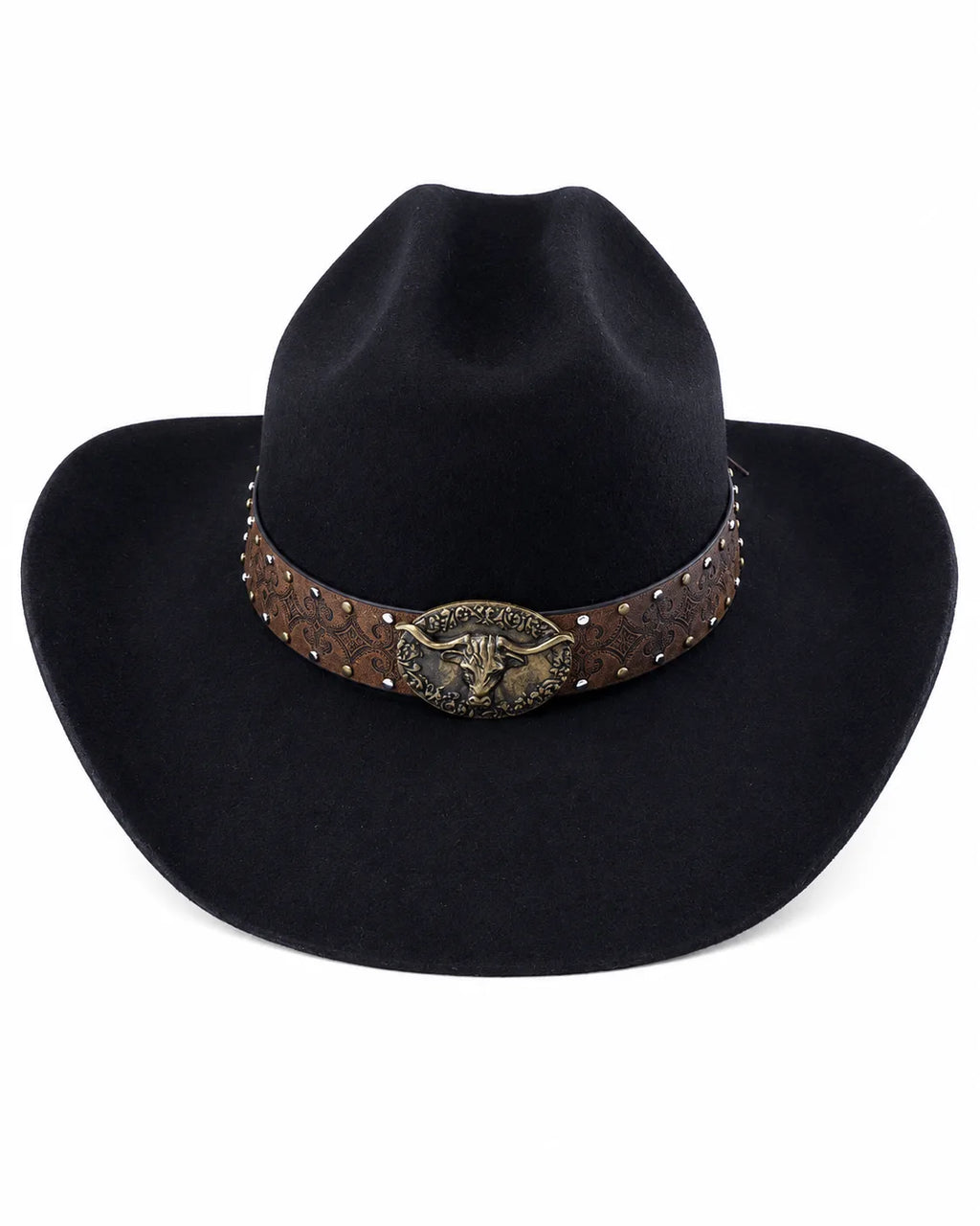 Tibetan style Wool Western Cowboy Cap