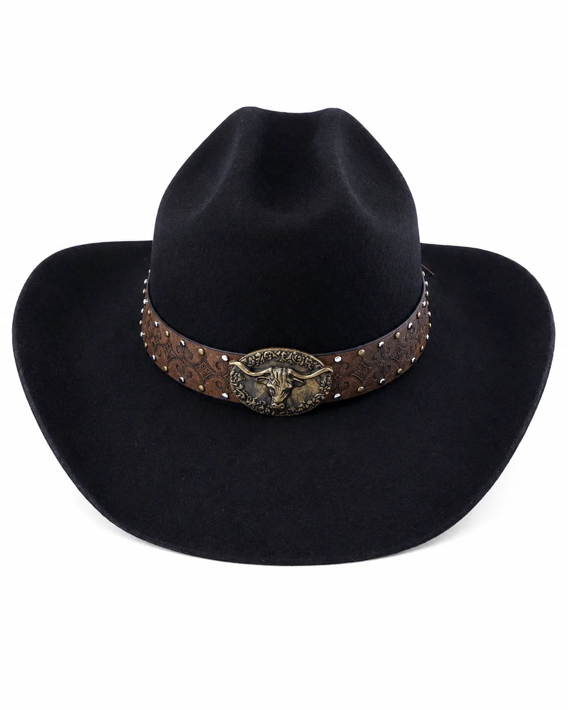Tibetan style Wool Western Cowboy Cap